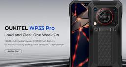 Супермонстр автономности массой полкило. Представлен Oukitel WP33 Pro с аккумулятором 22 000 мА·ч, максимальной защитой и камерой ночного видения