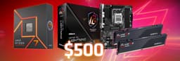 Ryzen 7 7700X с 32 ГБ памяти и системной платой на топовом чипсете X670E предлагают со скидкой более 30%