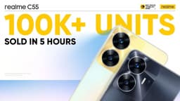 Realme C55 за 130 долларов стал хитом в Индии: за 5 часов продано 100 тыс. смартфонов