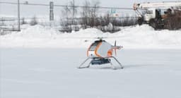 Российский беспилотник БАС-200 испытывают за Полярным кругом при температуре около –30 градусов Цельсия