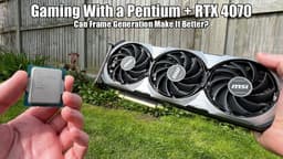 Что будет, если собрать ПК из 600-долларовой GeForce RTX 4070 и 90-долларового Pentium G7400. Эксперимент показал, насколько такой ПК хорош в играх