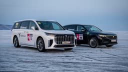Автомобили Voyah установили рекорды скорости и дальности хода на Байкале