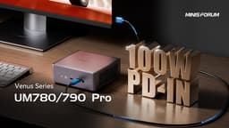 4-нанометровый CPU Ryzen, Radeon 780M, два порта USB4 и компактные габариты. Представлены мини-ПК Minisforum UM790 Pro и UM780 Pro