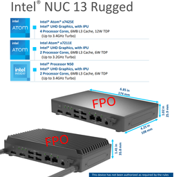 Защищённые пассивные мини-ПК NUC 13 Rugged придут на смену моделям из 2019 года