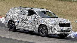 Новый Skoda Kodiaq засняли на гоночном треке. Возможно, тестируют гибридную версию