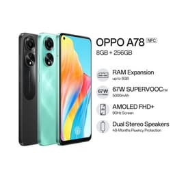 Платформа Snapdragon, но весьма медленная, зато много памяти и быстрая зарядка. Представлен Oppo A78 4G