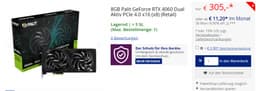 Так GeForce RTX 4060 выглядит привлекательнее. Понадобилась лишь неделя, чтобы карта подешевела почти на 10% ниже рекомендованной цены