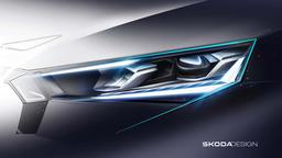 Недорогие новые Skoda Scala и Skoda Kamiq получат премиальную опцию от старших моделей — матричные фары