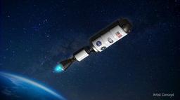 Так может выглядеть первая американская ракета с ядерной установкой для полётов на Марс