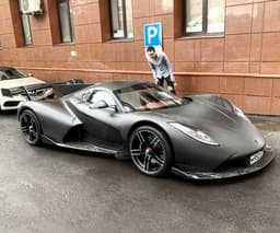 Так выглядит новейший российский спорткар Rossa. Живые фото прототипа