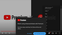 Повышенное качество видео 1080p, но не бесплатно. Такой режим стал доступен в браузерной версии YouTube