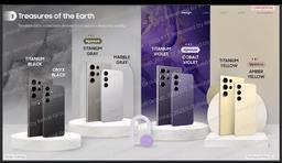 Титановые Samsung Galaxy S24 и Samsung Galaxy S24 Ultra показали во всех цветах до анонса