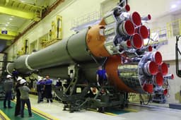 Всё ближе к старту: на Байконуре собирают «Союз» для запуска «Ресурс-П» № 5