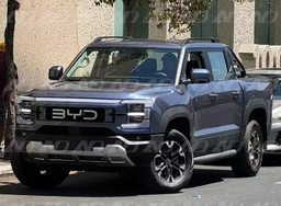 Рамный внедорожник BYD Shark, похожий на Ford F-150 Lightning, впервые показали внутри и снаружи