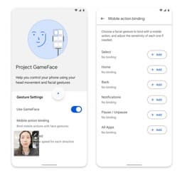 Руки не нужны: приложениями для Android можно будет управлять лицом