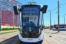 На улицах Москвы начались испытания беспилотного трамвая