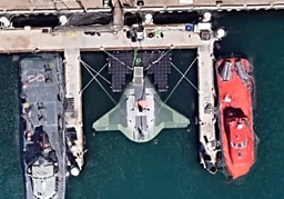 Сверхсекретный американский подводный дрон Manta Ray засветился на Google Maps