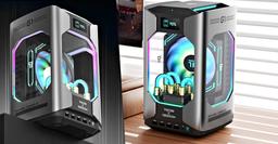 14 ядер от Intel, GeForce RTX 40, жидкостная СО и стиль в шестилитровом корпусе. Представлен мини-ПК Geekom Mega Mini G1