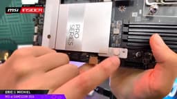 Чтобы видеокарту было намного проще вытаскивать. Asus и MSI показали системные платы с более удобными механизмами извлечения адаптеров