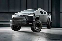 Представлены броневики Tesla Cybertruck: генератор на 125 кВт и защита от пуль калибра до 14,5 мм