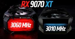 3 ГГц для GPU Radeon RX 9070 XT будут вполне нормой. Разогнанные модели будут работать на ещё более высоких частотах