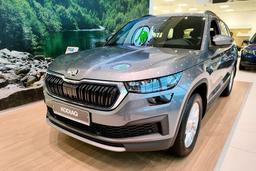 В Россию привезли новенькие Skoda Kodiaq 2025. Машины едут из Казахстана