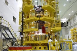 На Байконуре состыковали «Прогресс МС-30» с переходным отсеком перед запуском к МКС