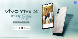 Представлен Vivo Y19s 5G: 6000 мАч, 90 Гц, Dimensity 6300, IP64 — всего 125 долларов