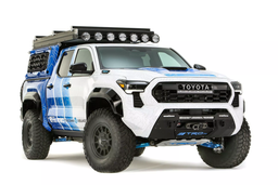 Toyota представила мощный 547-сильный пикап Tacoma, подготовленный для серьезного бездорожья. Машина оснащена системой сбора воды из выхлопа