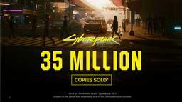 Cyberpunk 2077 продолжает хорошо продаваться. Игра разошлась уже более чем 35 млн копий