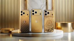 В России представили iPhone 17 в виде золотого слитка и Bitcoin