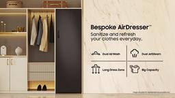 Представлен новый паровой шкаф Samsung Bespoke AirDresser