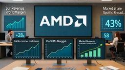 У AMD всё хорошо. Компания отчиталась о рекордном квартале и росте продаж даже у игрового направления