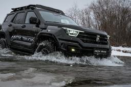 Китайский Tank 400 доработали российским напильником: представлен доработанный Arctic Trucks Tank 400 AT35, машина гораздо лучше приспособлена к бездорожью