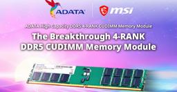 Первый в мире потребительский четырёхранговый модуль DDR5 CUDIMM объёмом 128 ГБ. Такой представила Adata 