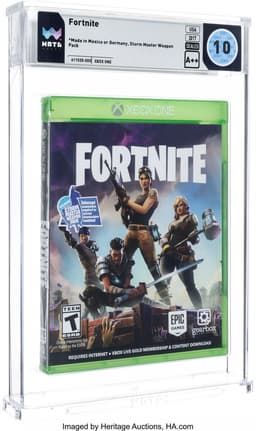 Fortnite бесплатна, но за этот диск на аукционе заплатили более 40 000 долларов. Идеальная запечатанная копия из 2017 ушла с молотка
