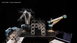 В MIT создали систему, которая по голосовой команде проектирует 3D-объекты и собирает реальный предмет из модульных кубов