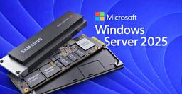 В конце 2025 года Windows Server 2025 наконец-то получила нативную поддержку NVMe для SSD