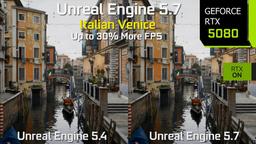 Игры на Unreal Engine 5 наконец-то станут меньше «жрать»? Сравнение UE 5.7 с UE 5.4 показывает внушительный прирост производительности