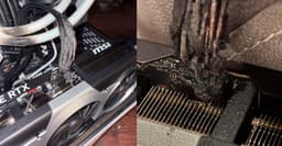 Очередная GeForce RTX 5090 натурально загорелась. Пользователь был рядом и успел предотвратить пожар