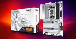 Белый флагман без излишеств. Sapphire выпустила системную плату PURE X870A WIFI7
