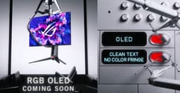 Asus показала OLED-монитор с чёткими шрифтами. Компания готовит анонс новой модели, как и LG