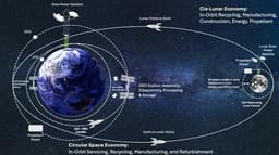 Учёные предложили строить космические электростанции из лунного грунта
