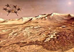 NASA представило проект марсианского вертолёта для исследования «Лабиринта Ночи»