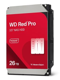 550 ТБ в год, до 2,5 млн часов в режиме 24х7. Представлен жесткий диск WD Red Pro на 26 ТБ