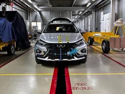 Lada Iskra SW Cross тестируют на реальных заснеженных дорогах