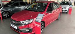 Новая Lada Granta Sport появилась у дилеров: сколько просят за машину в цвете Iskra («Фламенко»)