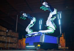 Компания Dexterity представила супер-гуманоидного робота Mech для автоматизации складских и производственных задач