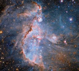 «Хаббл» изучил звёздное скопление NGC 346: звёзды мигрируют к центру, как в первых галактиках Вселенной 