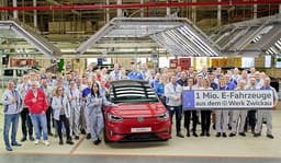 Миллионный электромобиль сошёл с конвейера завода Volkswagen в Цвиккау
